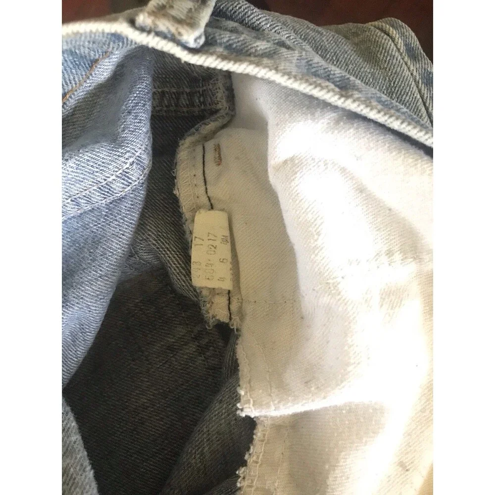 Vtg Levi's Big Bell Bottom Jeans 684-0217 Orange‎ Tab 32x33